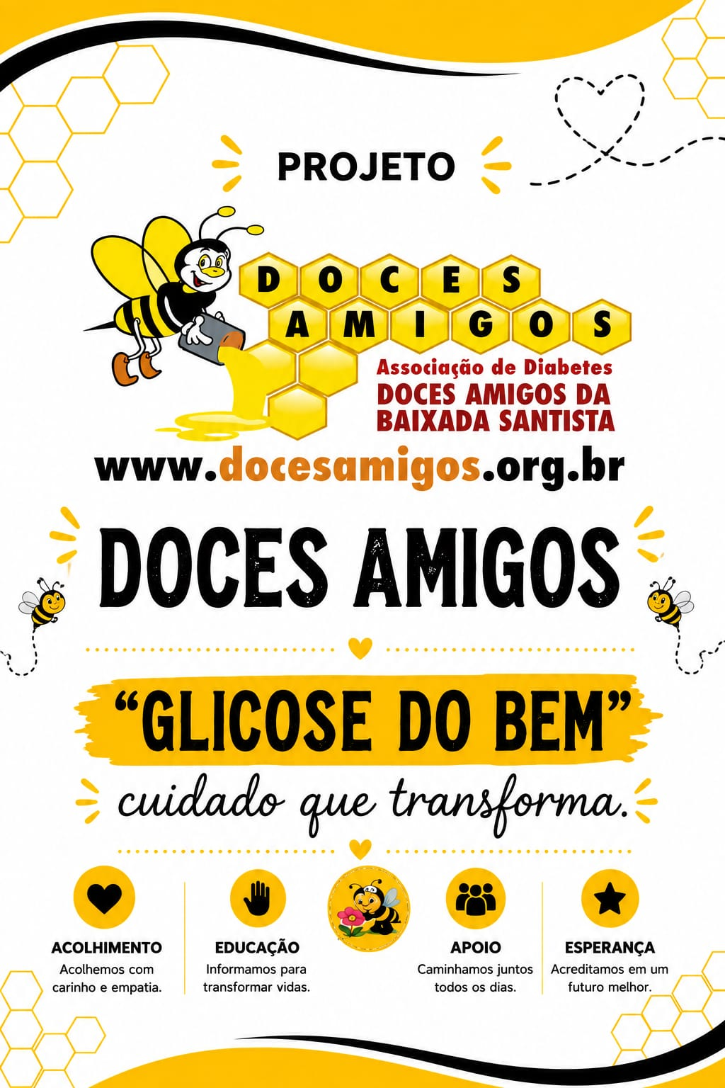 Capa do Projeto Glicose do Bem